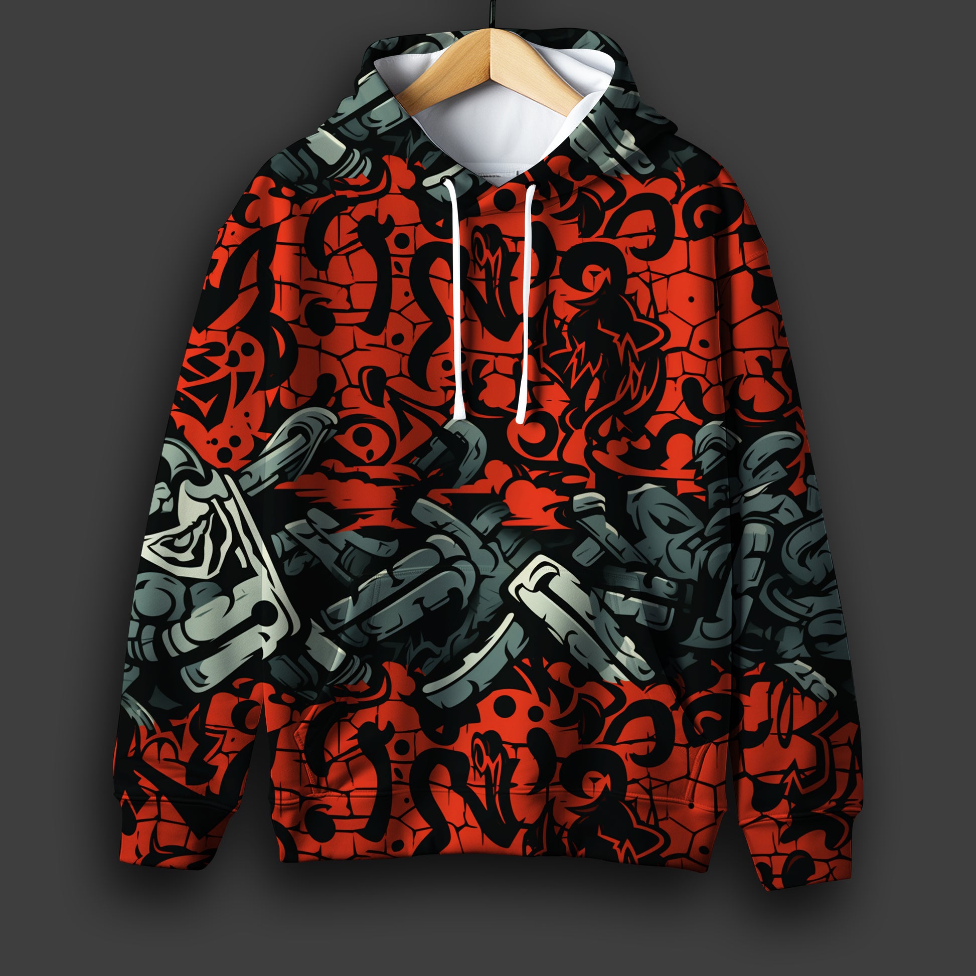 Printed Hoodie#18 - SEASHARKIN