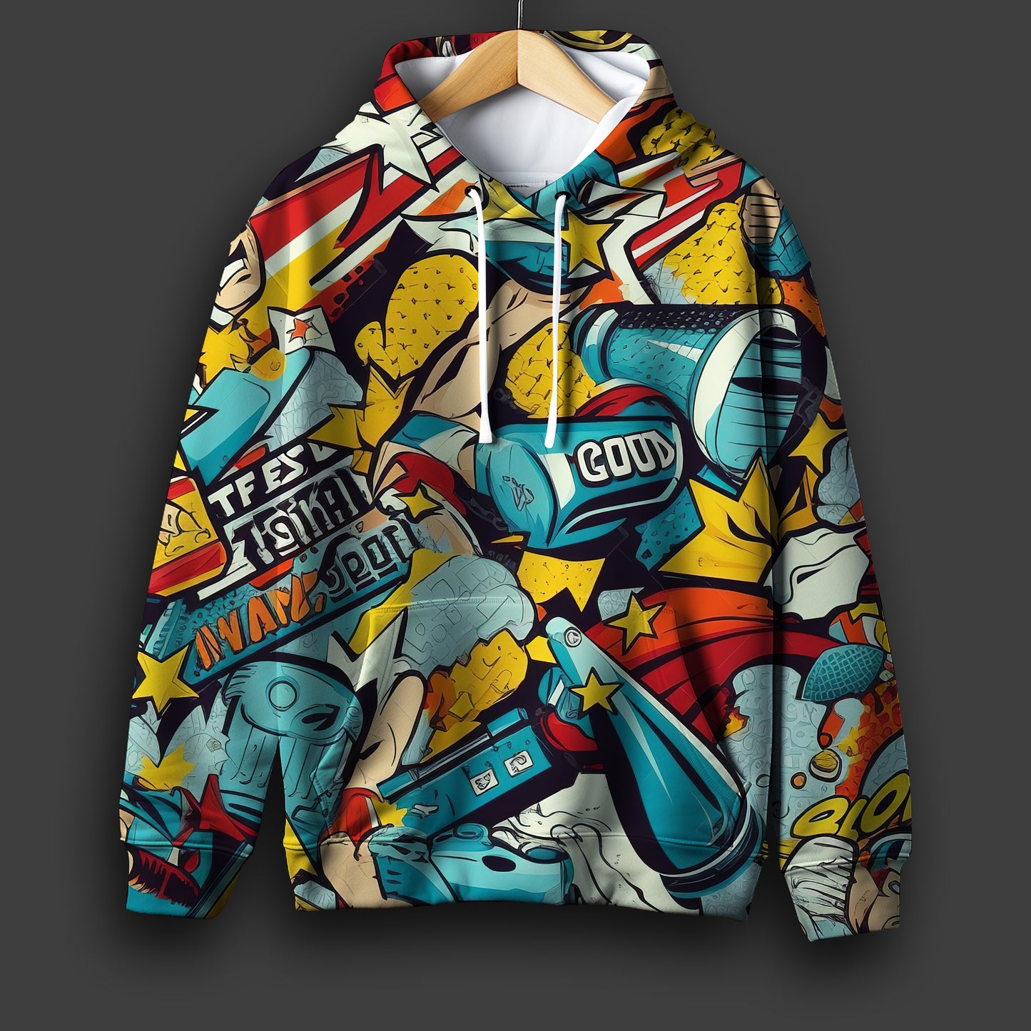 Printed Hoodie#22 - SEASHARKIN