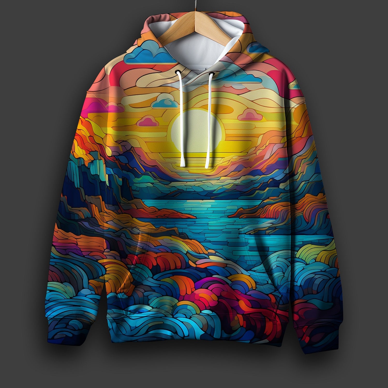 Printed Hoodie#27 - SEASHARKIN