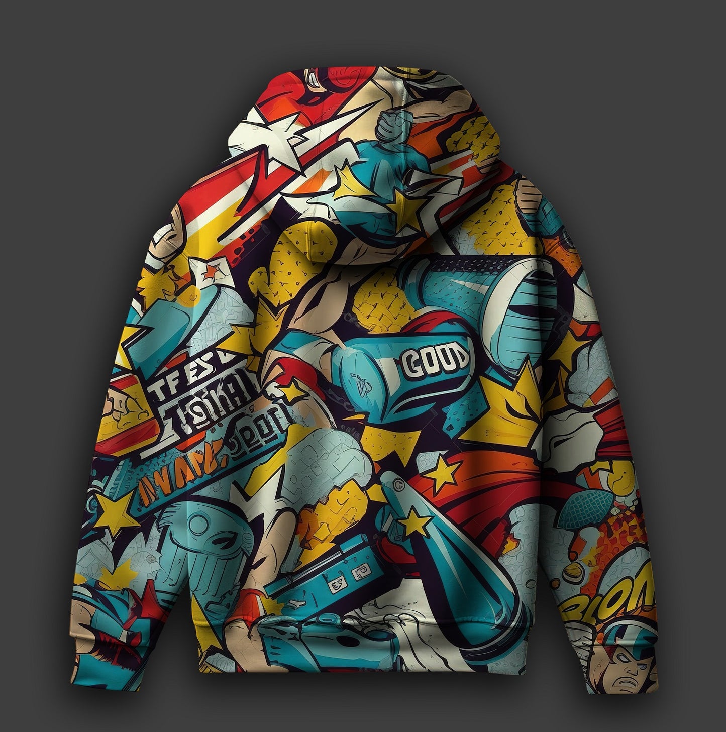 Printed Hoodie#22 - SEASHARKIN