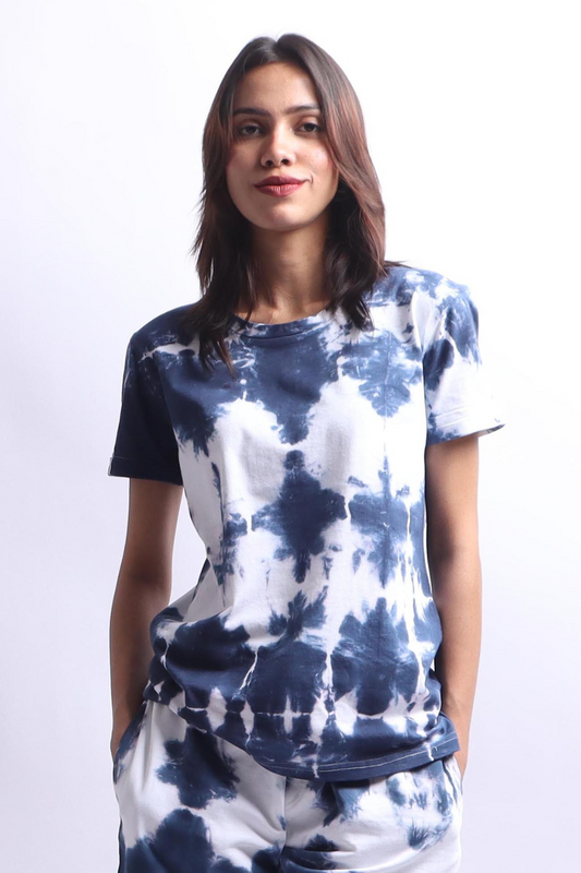 Indigo Tie Dye Tee #9