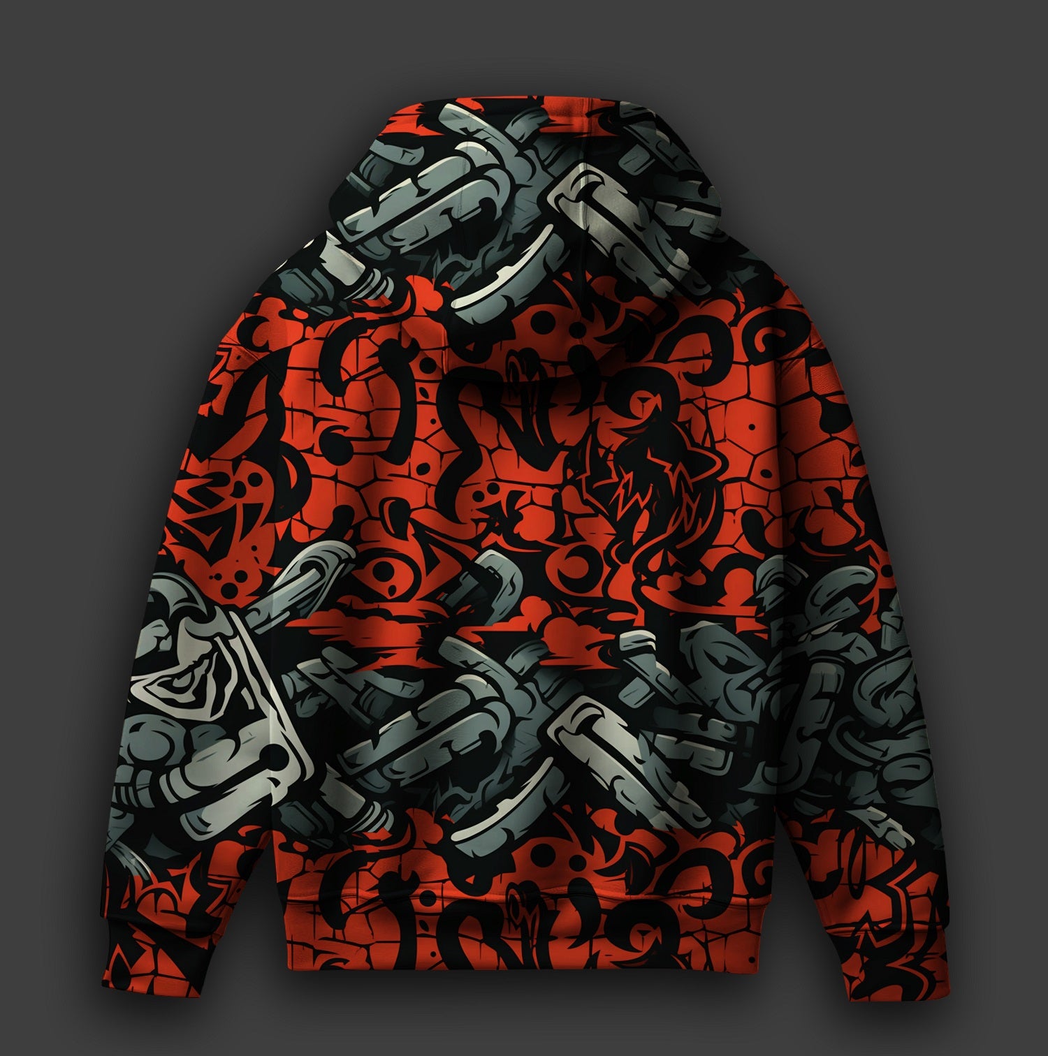 Printed Hoodie#18 - SEASHARKIN