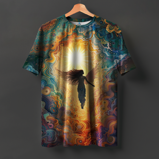 Winged Angel Printed Tee #56